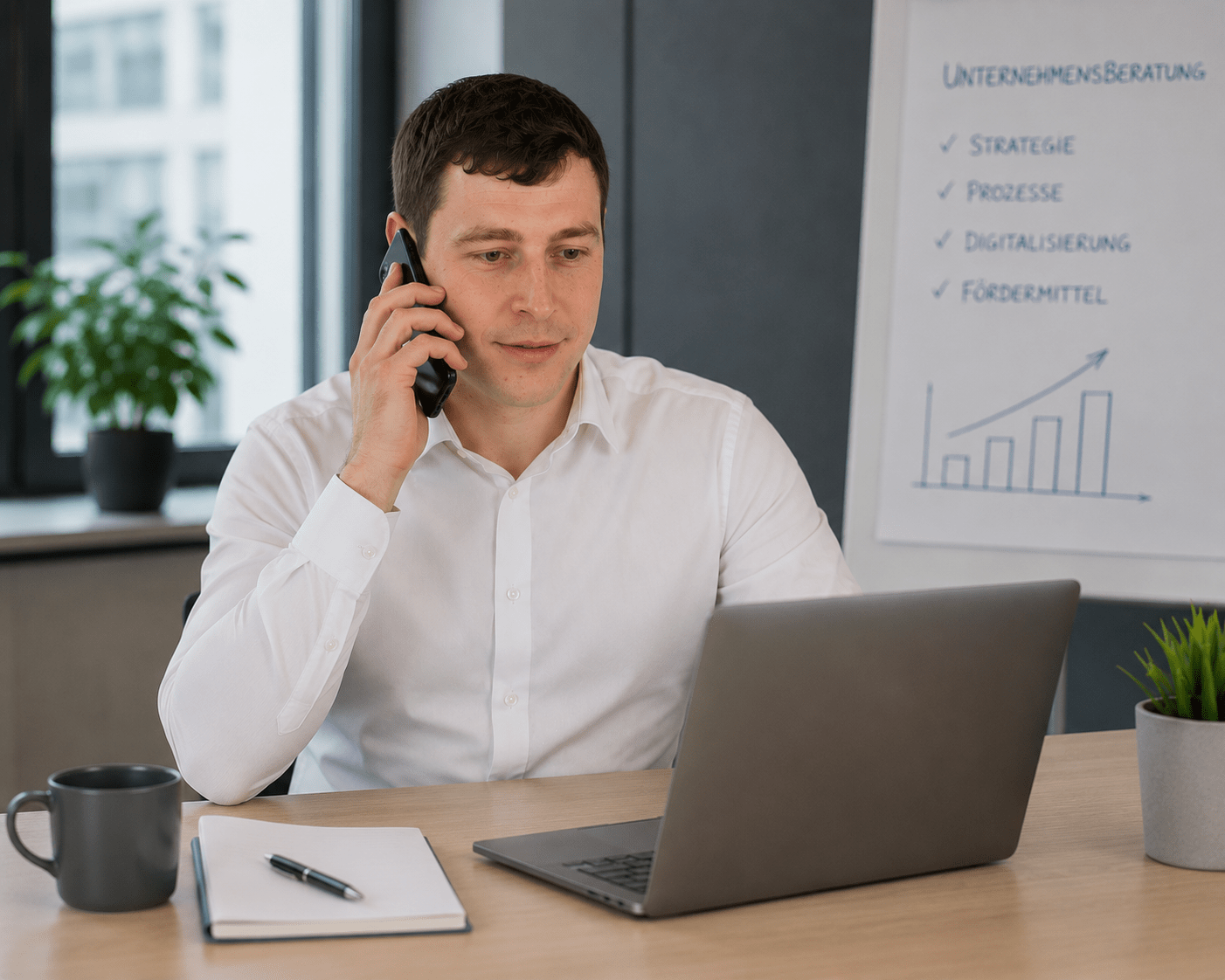 Thomas Puhlmann am Telefon